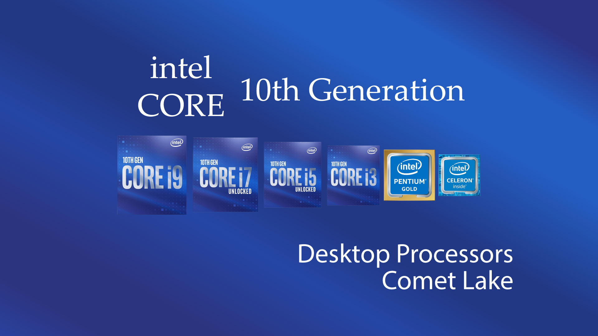 Everything About Intel 10th Gen Core Processors-CPUs